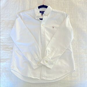 Polo by Ralph Lauren White Casual Button Down Shirt